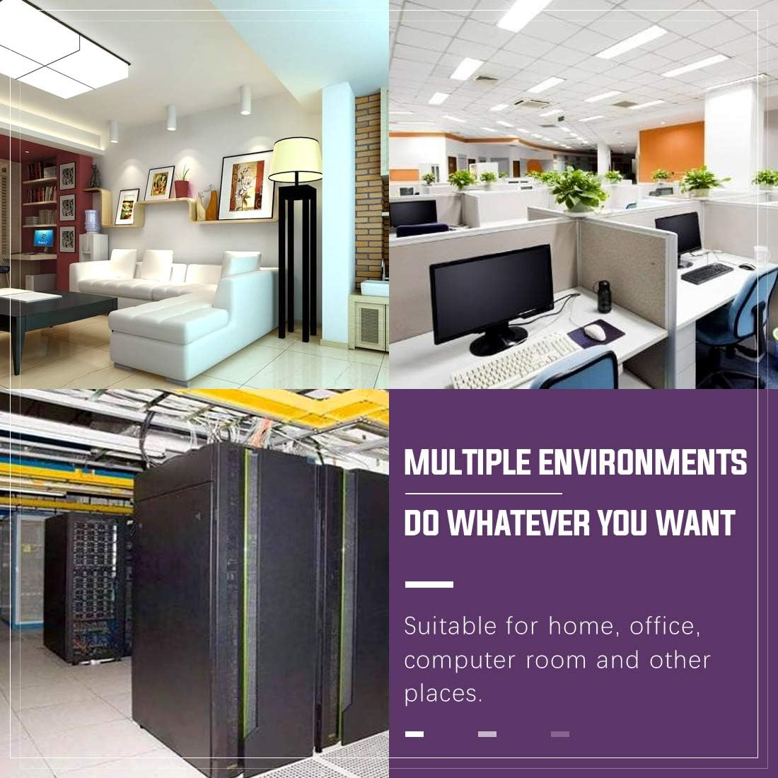 Swpeet 135 Pack 6 Sizes White Nylon Plastic R-Type Cable Clips Clamp Assortment Kit, 1/4" 5/16" 3/8" 1/2" 3/4" 1" Nylon Screw Mounting Cord Fastener Clips with 135 Pack Screws for Wire Management image number 5