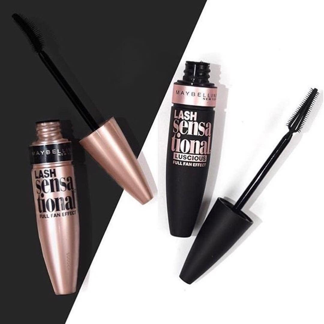 Maybelline New York Lash Sensational Luscious Washable Mascara Blackest Black - Black image number 3