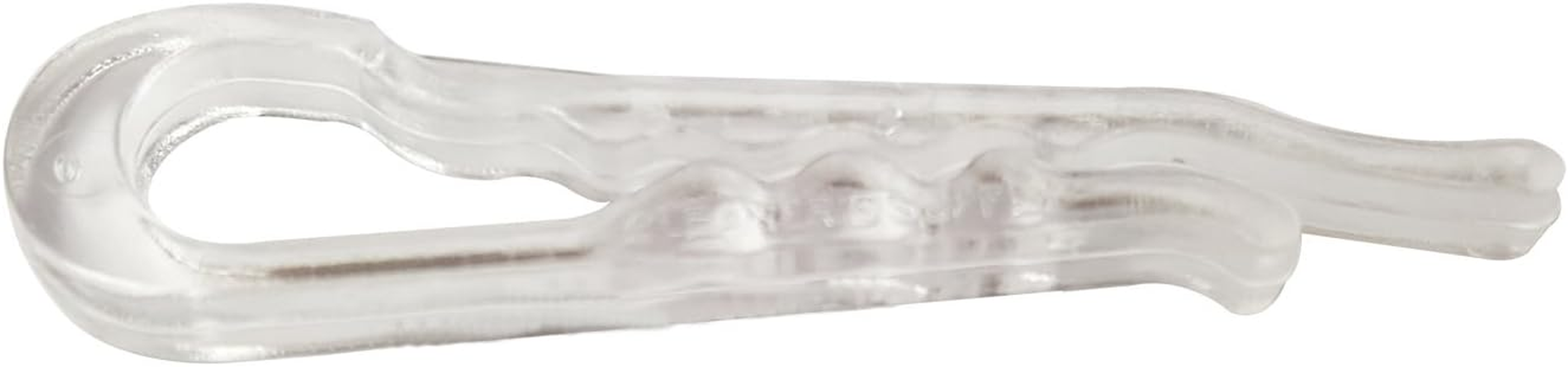 U Shape Clear Durable Plastic Alligator Clips for Shirts Folding Ties Socks and Pants Hold Garments in Place (500 Alligator Clips)