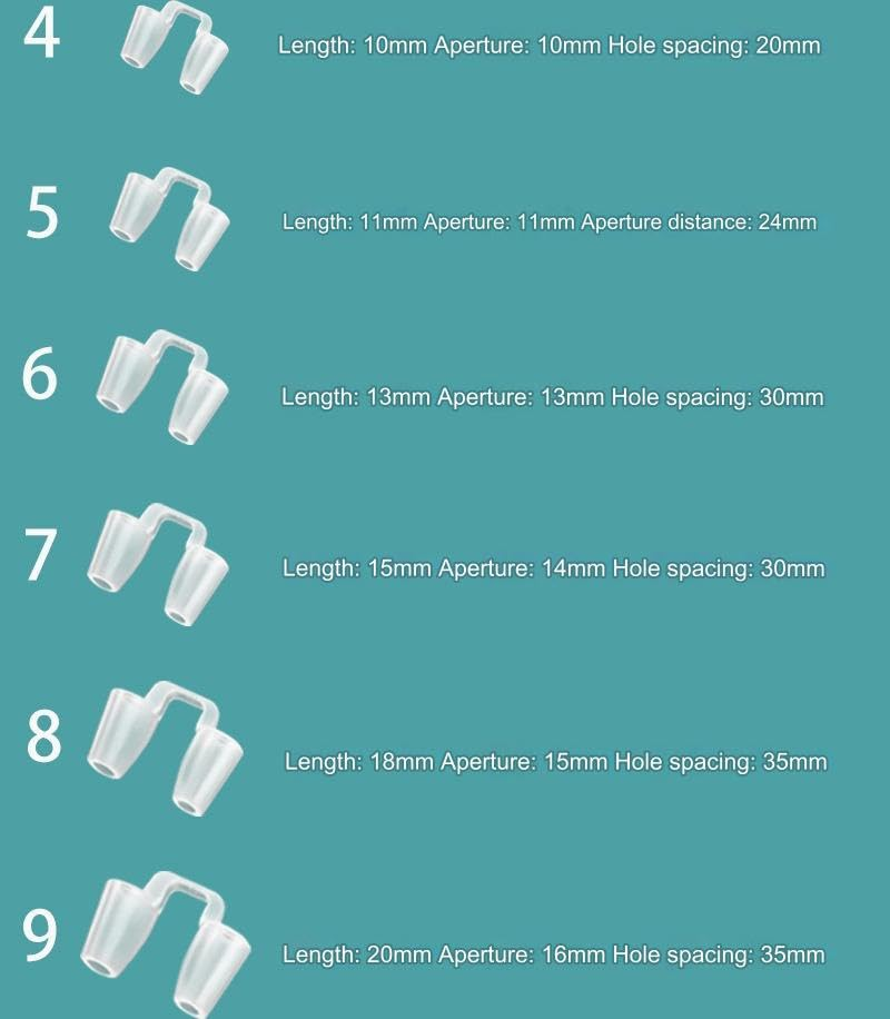 Nostril Retainer - Nose Internal Support Protector for Brace Fracture, Rhinoplasty Septoplasty, ENT, Orthopedic Immobilization (Transparent, 6) image number 1