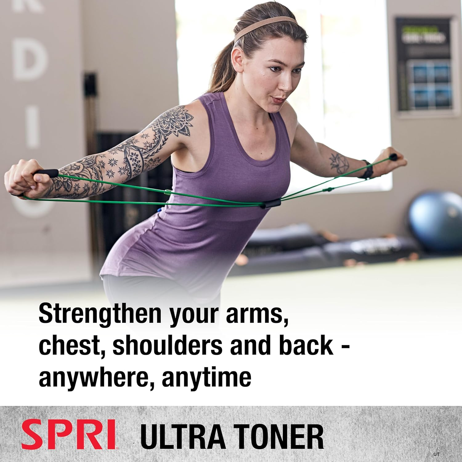 SPRI Ultra Toner Resistance Band Figure 8 Exercise Cord (All Bands Sold Separately) image number 2