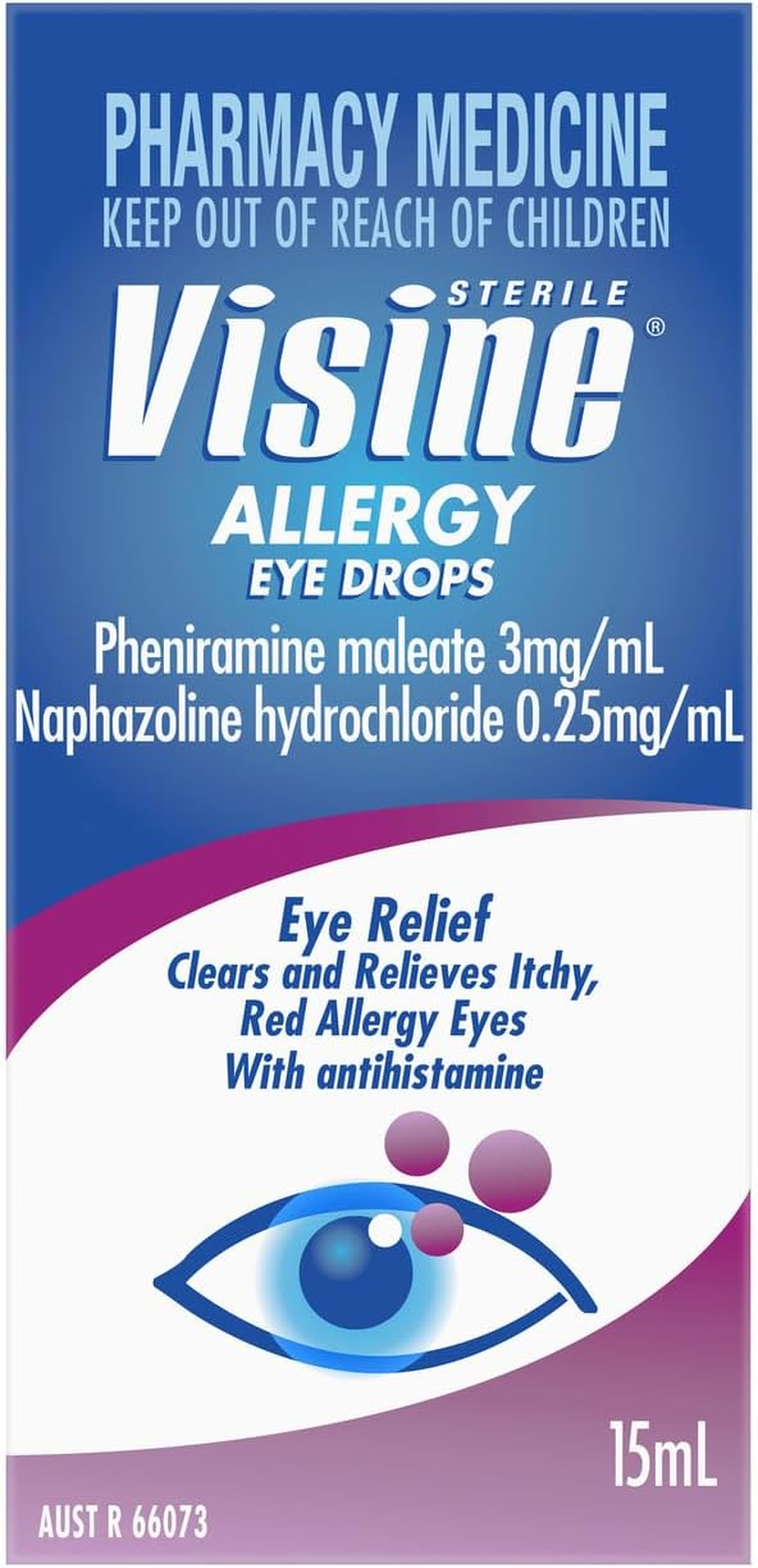 Visine Allergy Eye Drops, 15 Milliliters image number 6