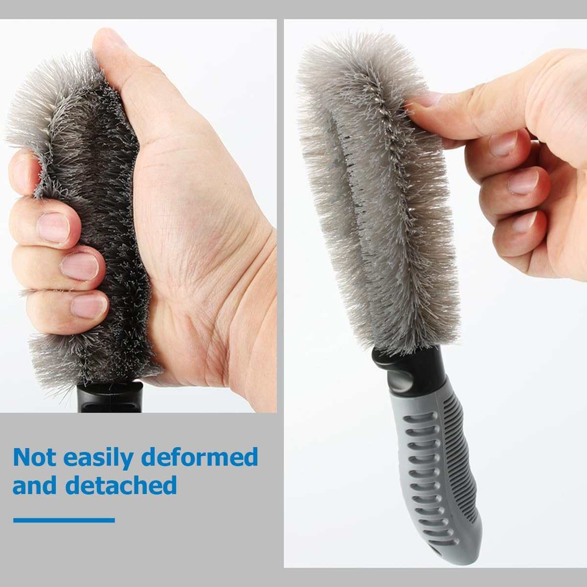 JNNJ Car Tyre Brush, Wheel Cleaner Brush, Cleaning & Car Care of Rim Rim Brush, Rim Cleaner, Rims Tyre Wash Brush Tool for Motorcycle (Straight) image number 2