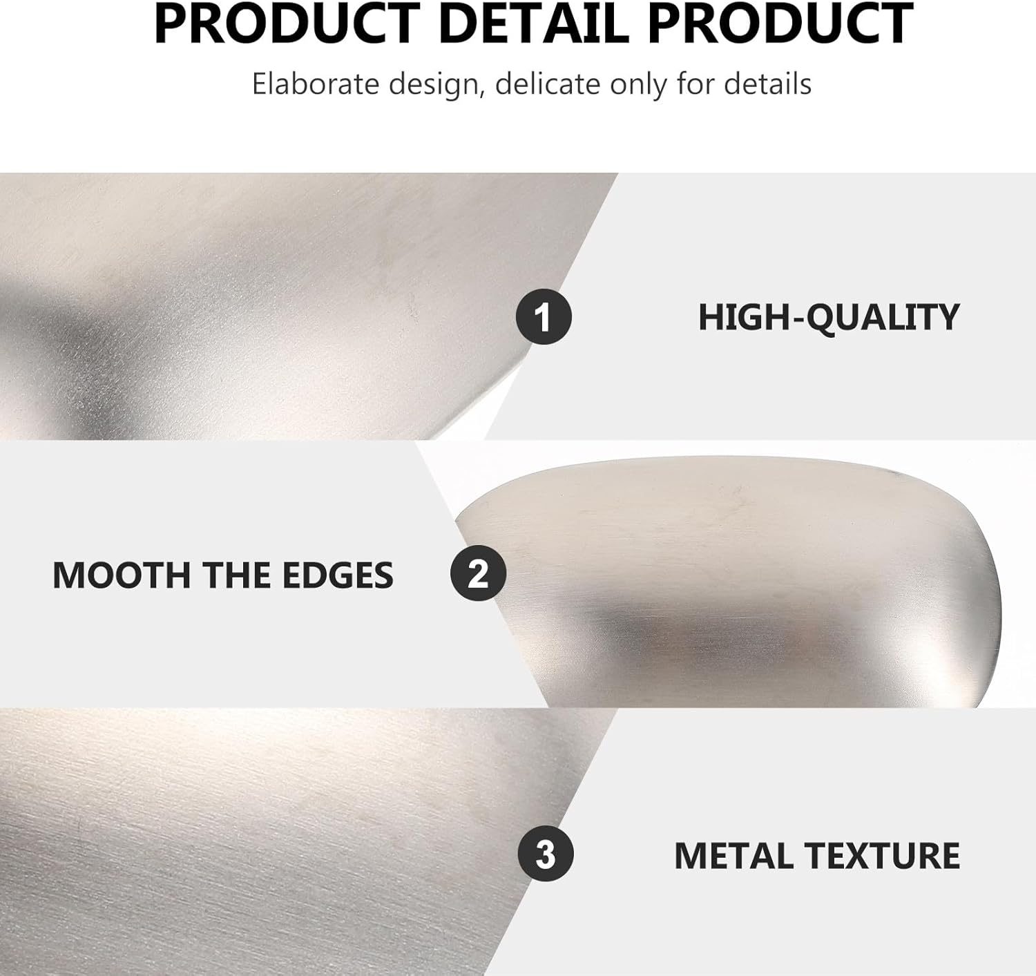 Luxshiny Stainless Steel Odor Remover Soap Bar for Kitchen Hands, Silver Smell Eliminating Tool for Garlic Fish Onion Cooking Odor Removal image number 4