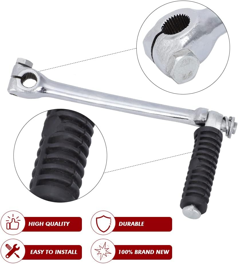 Motoparty Kickstart Lever Starter for Honda Z50 Mini Trail C70 CT70 SL70 XL70 CT90 S90 ST90 CS90 CS SL ST CT 70 90 Kick Starter Lever