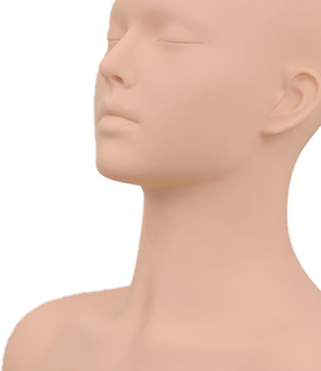 Eigell Training Mannequin Eyelid Practice Tool Flexible Soft Durable Multiuse Shoulder Massage Extension for Practice Salon Training image number 1