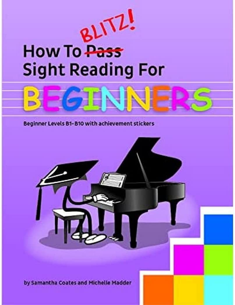 Blitzbooks Publications How to Blitz Sight Reading for Beginners Book