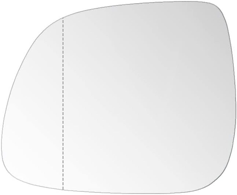 KAKA AUTO PARTS Left Side Mirror Glass Compatible with Volkswagen Amarok 2010-2018 with Heated Convex Base image number 2