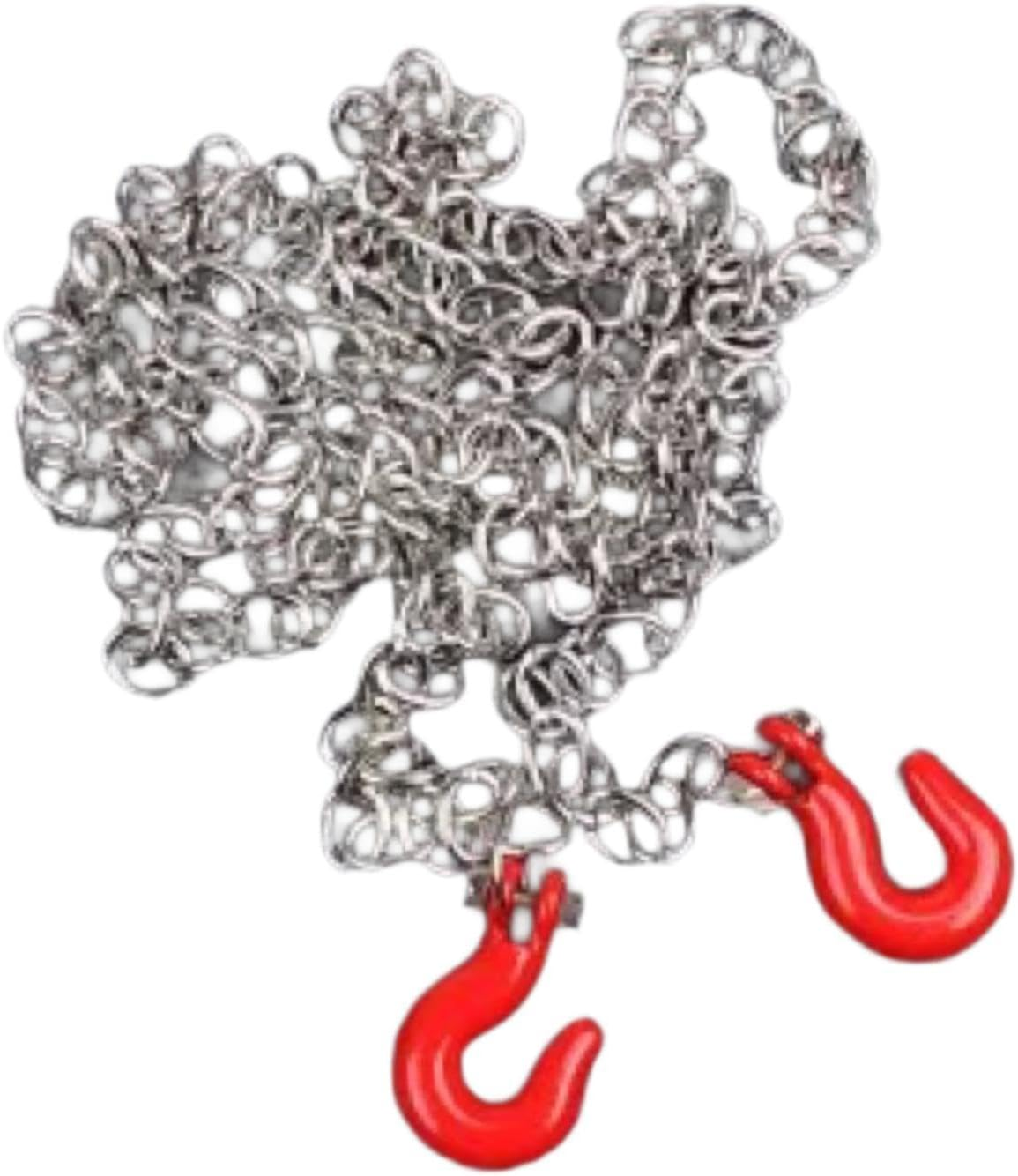 Dickly RC Car Tow Hook Chain Attractive with Trailer Hook Metal for 1/12 Truck Vehicles image number 2