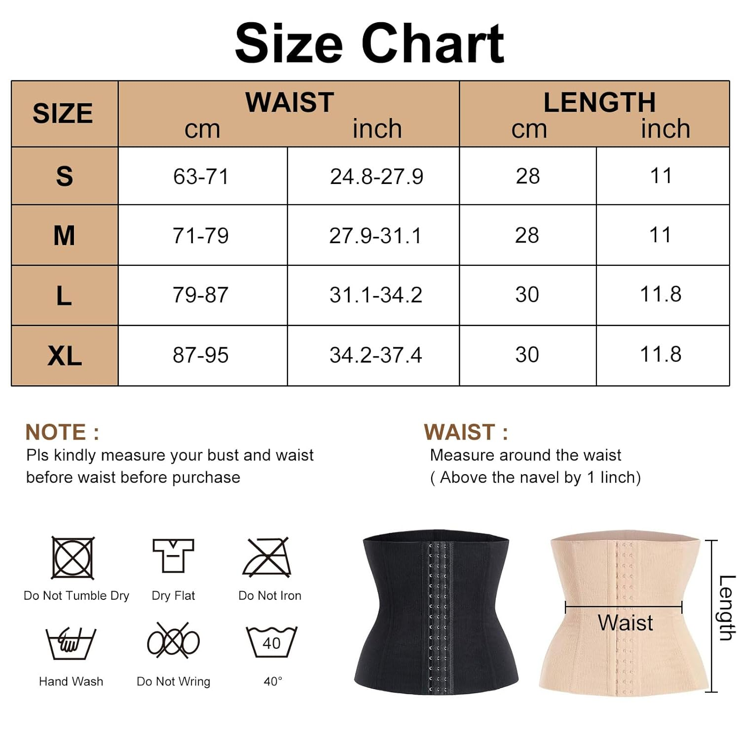Postpartum Recovery Belly Band, C-Section Recovery Tummy Control Waist Trainer, Seamless High-Waisted Double Steel Bone Postpartum Girdle Shapewear image number 4