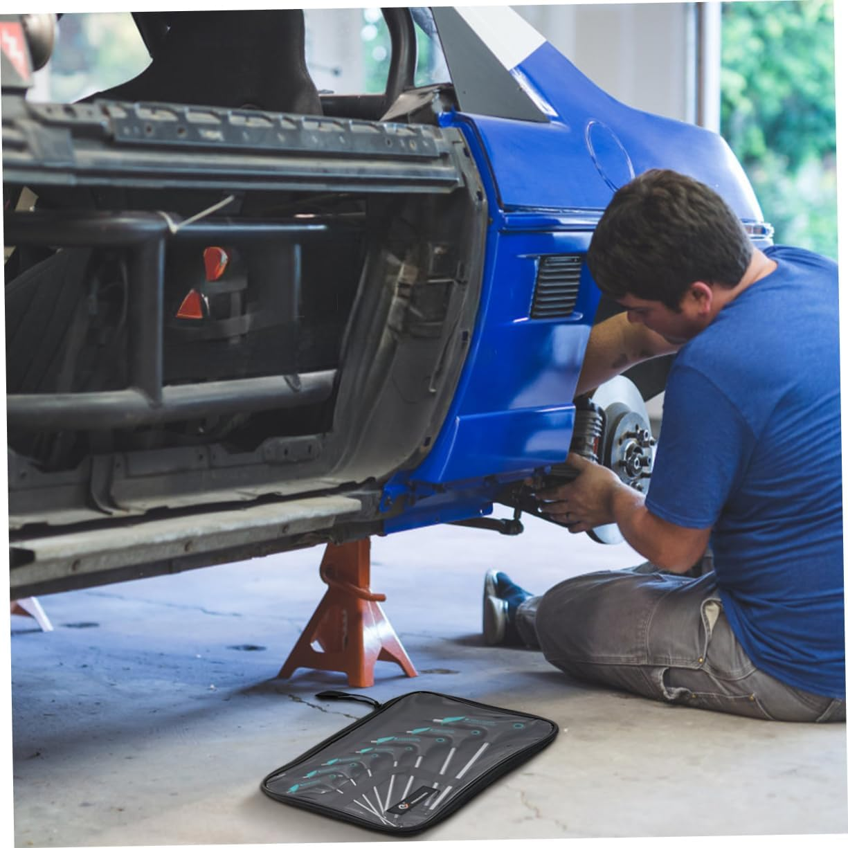 ARTIBETTER Metric T Handle Hex Key Wrench Set, 7Pcs T-Handle Allen Wrenches Kit for Mechanic Repairing and Hand Tools image number 4