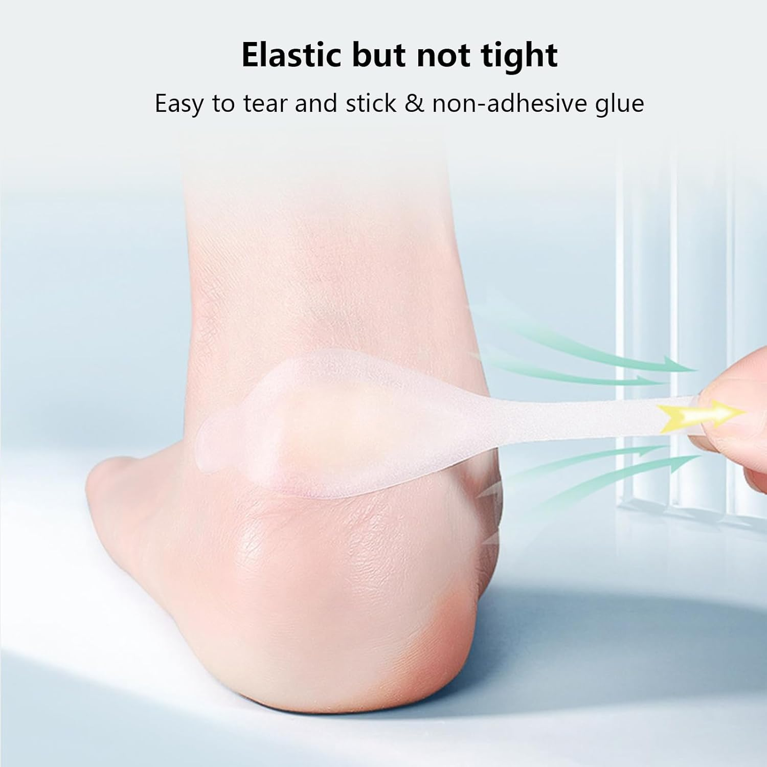 40Pcs Blister Bandages Hydrocolloid Bandages, Betterjonny Gel Blister Pads Invisible Gel Heel Stickers Cushions for Foot, Toe, and Heel Blister Prevention and Recovery (4 Styles) image number 6