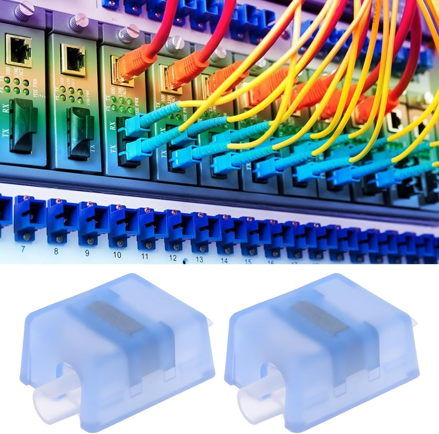 SG Store 20X UB2A Electrical Cable Connectors for Telephone Lines and Network Cables for Wire Diameter 0.4-0.9Mm
