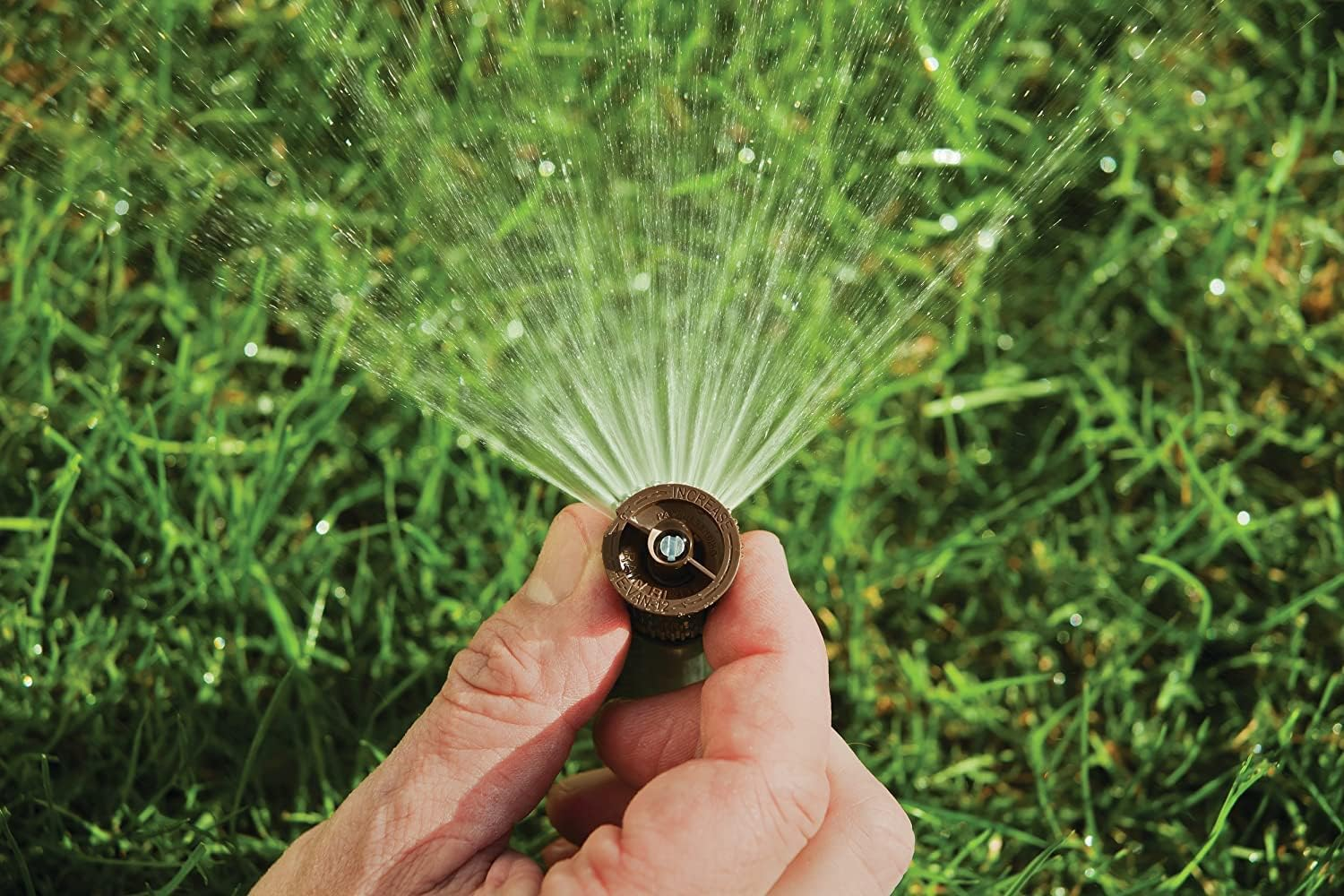 Rain Bird 1806APPRS Pressure Regulating (PRS) Professional Pop-Up Sprinkler, Adjustable 0&deg; - 360&deg; Pattern, 8' - 15' Spray Distance, 6" Pop-Up Height,Black