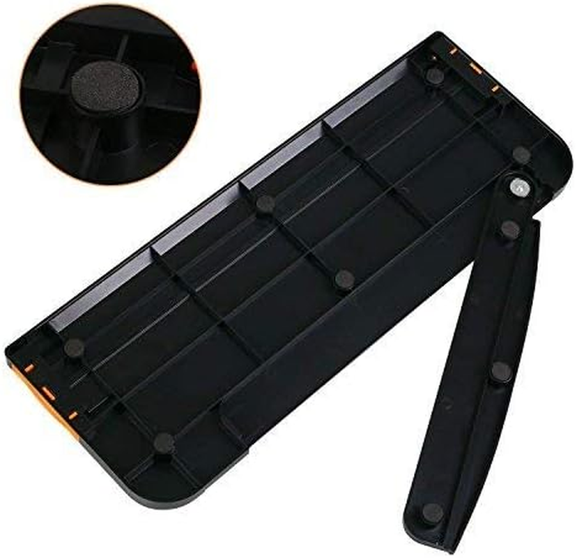 Worklion Paper Cutter, Paper Trimmer Scrapbooking Tool with Security Safeguard for A3 A4 A5 Craft Paper, Coupon, Label and Cardstock, 12 Sheets Capacity(Black) image number 3