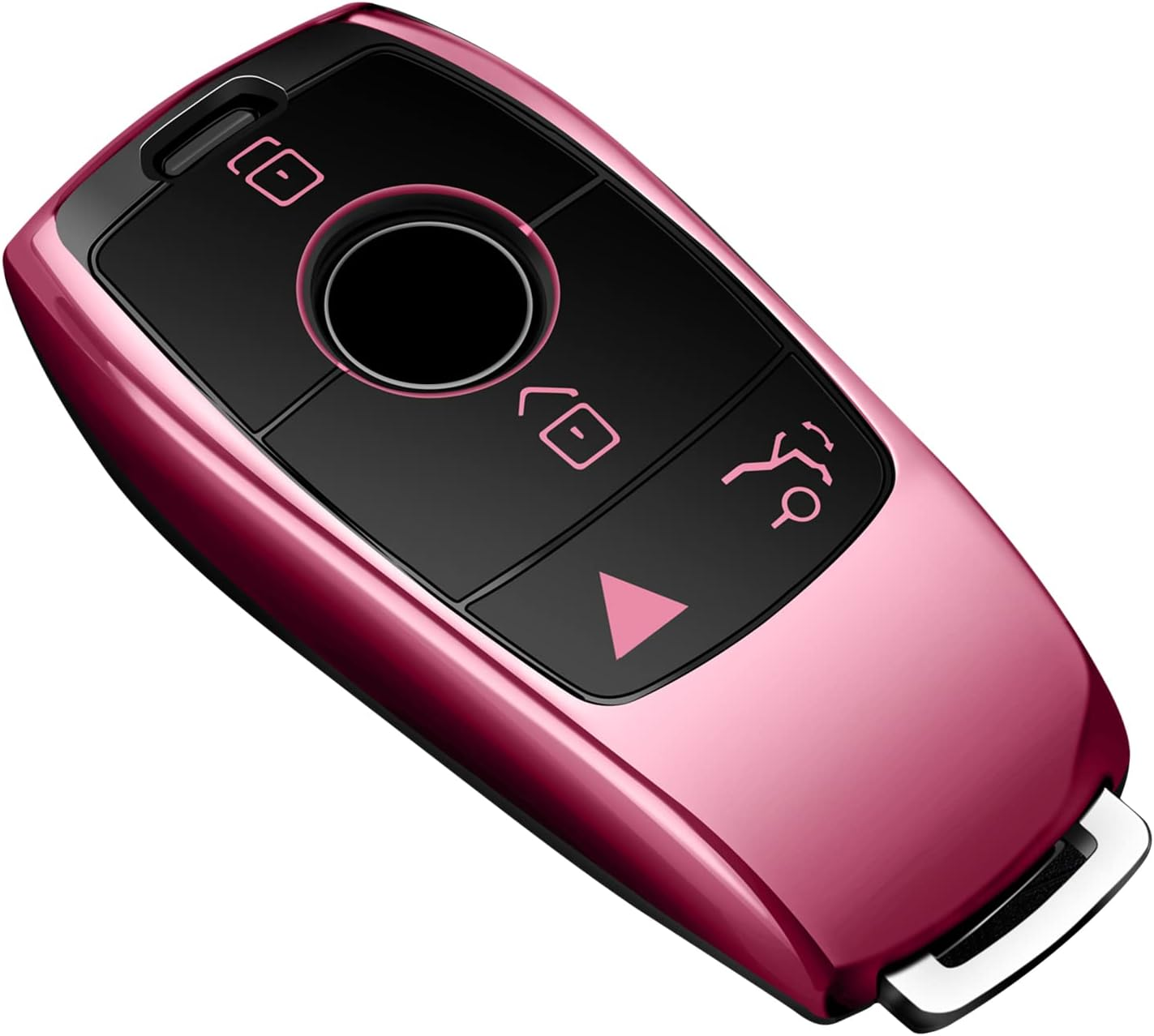 Tukellen for Mercedes Benz Key Fob Cover,Special Soft TPU Key Case Protector Compatible with Mercedes Benz 2017-2021 E-Class 2018-2021 S-Class 2019-2021 A-Class C-Class G-Class-White