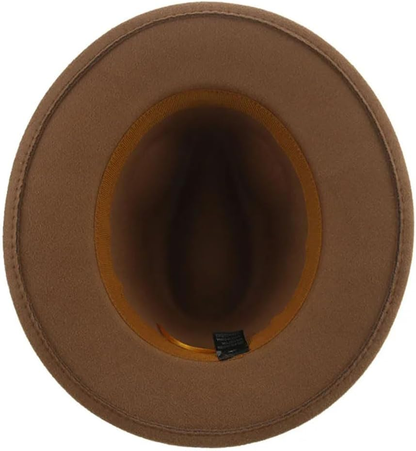 Fedora Hat Women Winter Men Hats for Women Formal Wedding Decorate Panama Cap Fedoras Purple 60-62Cm(Xl) image number 1