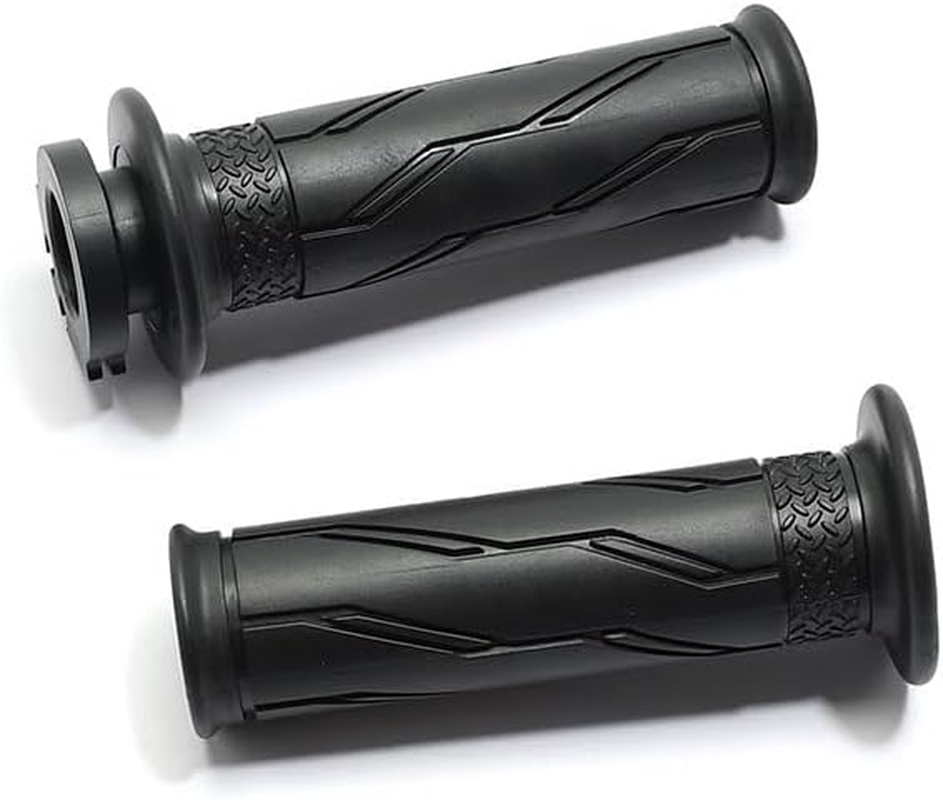 For Yamaha Grip Assembly，Rugged Grip Motorcycle Handlebar Grips - Premium Rubber, Non-Slip Design, Universal Fit for Yamaha FZ1/6/8/R1/R6/MT07/09 Black image number 6