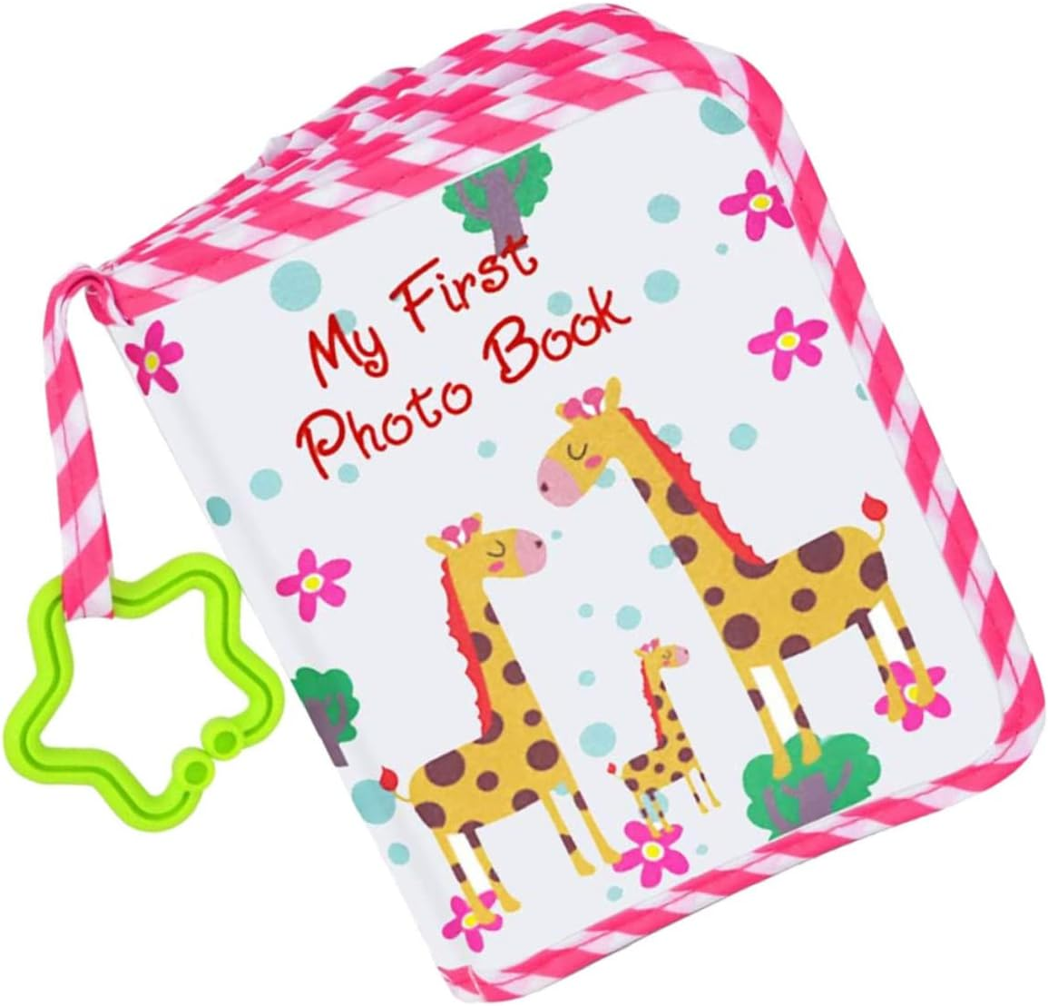 Yardwe Photo Album Soft Keepsake Book for First Year Memories Milestone Recording with Photo Pockets Boys Personalize with Stickers image number 5