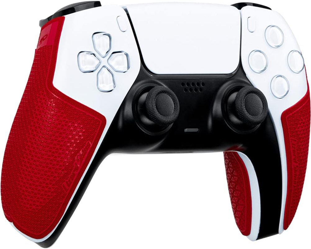 Lizard Skins PS5 Controller Grip &ndash; 0.5Mm DSP Playstation 5 Grip - Easy to Install PRE Cut Pieces (Crimson Red)