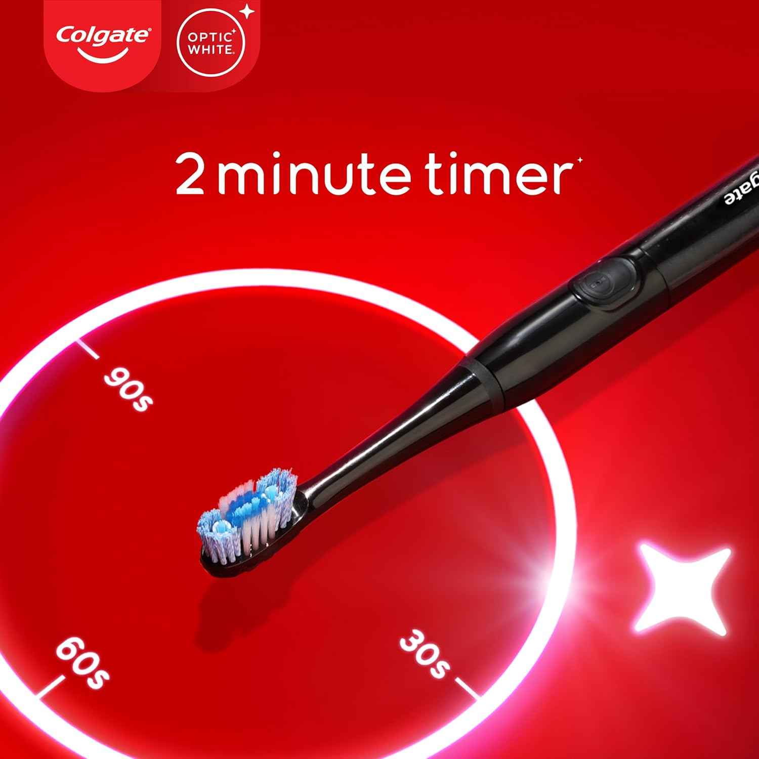 Colgate Optic White Powered Toothbrush Soft 1 Pack image number 6
