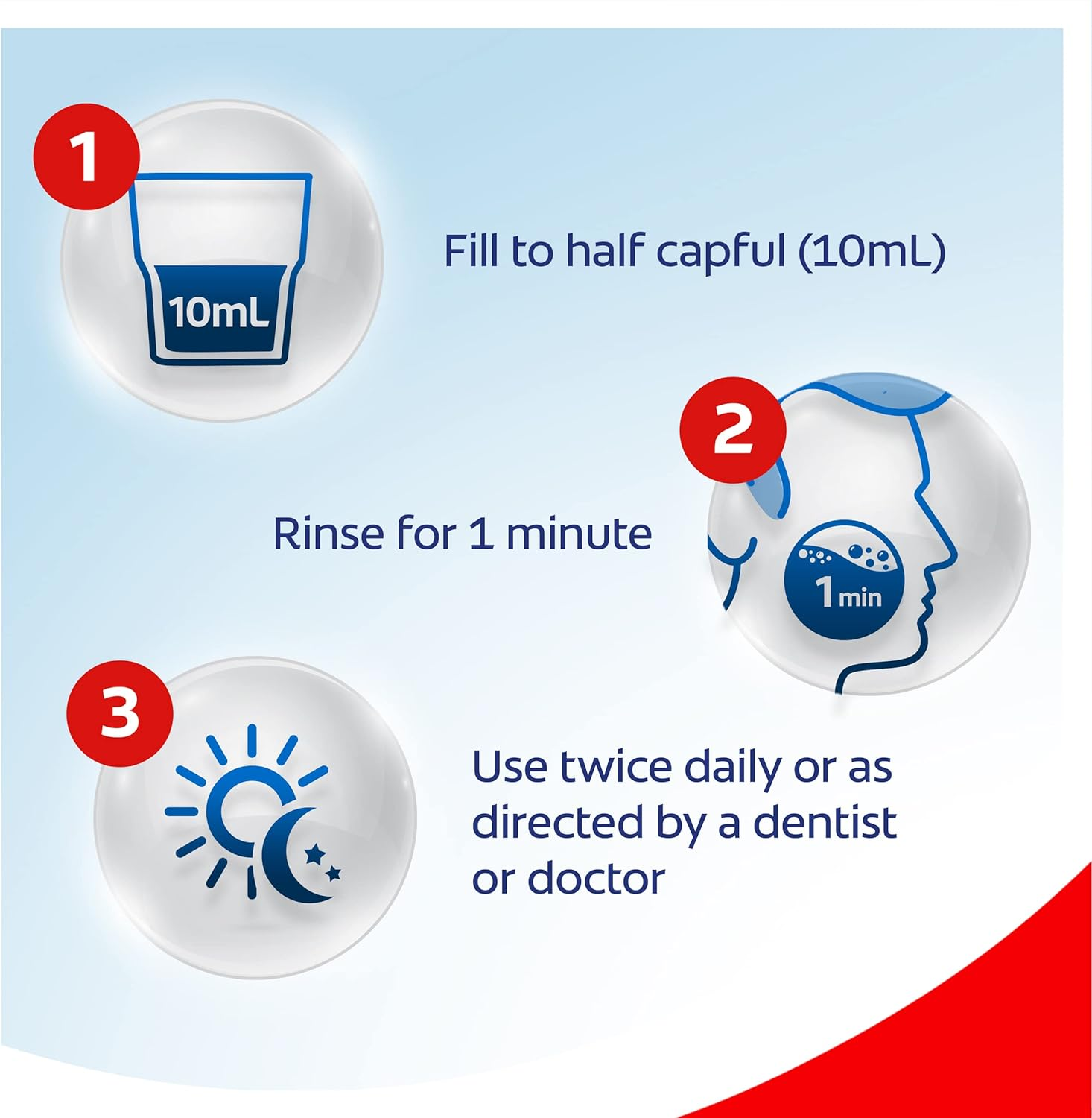 Colgate Peroxyl Rinse Oral Cleanser Mouthwash, 236Ml, Mint with 1.5% Hydrogen Peroxide image number 5