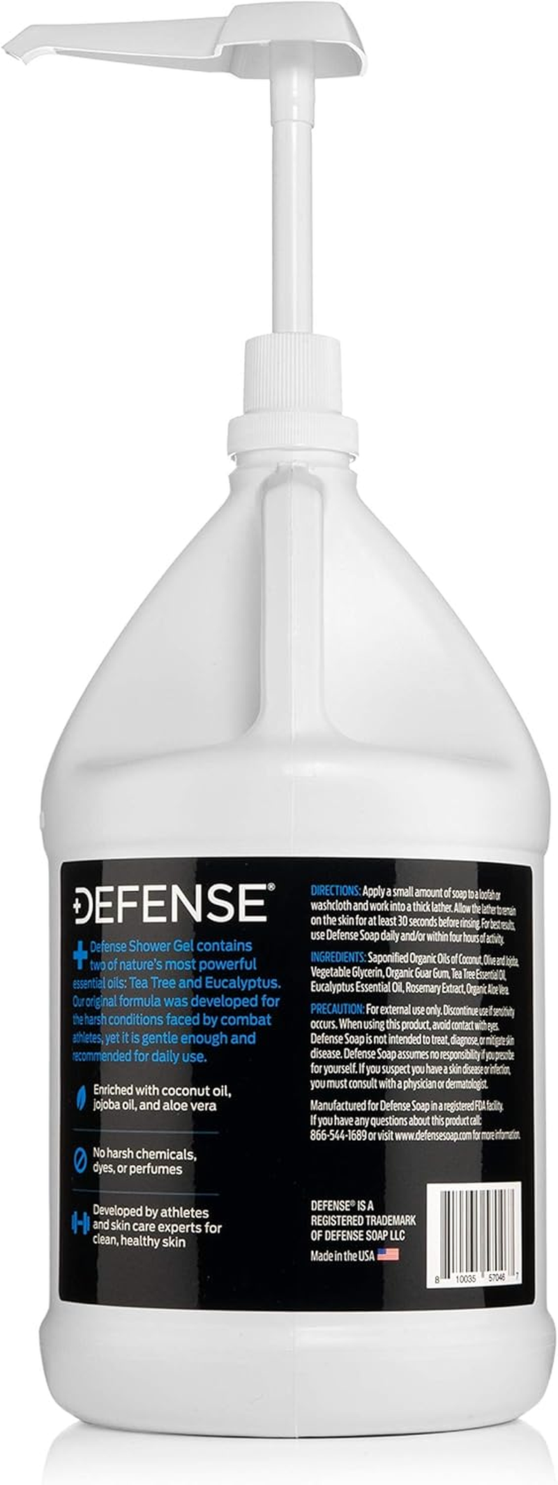 Defense Soap Body Wash Shower Gel 1 Gallon (128 Fl Oz) image number 5