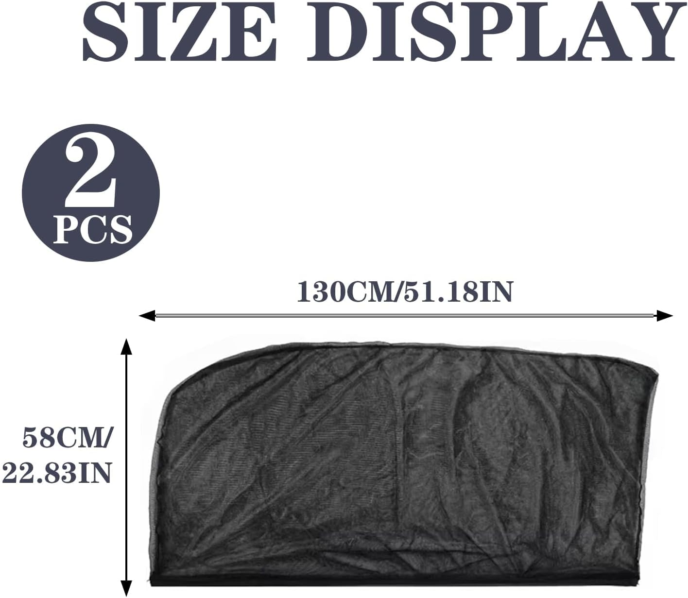 2 Pack Car Side Rear Window Sun Shades, Protect Kids from Sun Glare, Heat, and UV Rays, Easy Installation, Fits Most Vehicles for Enhanced Comfort and Safety image number 4