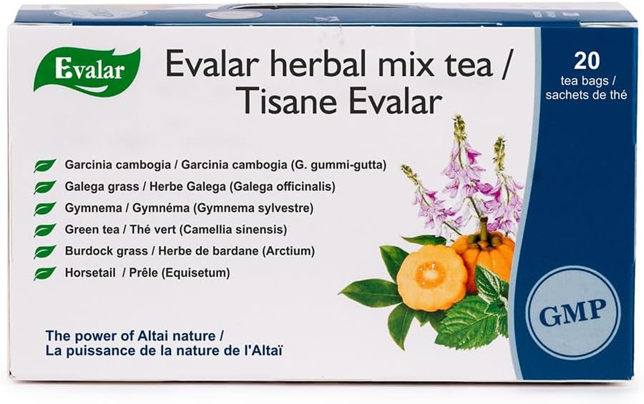 Garcinia Galega Gymnema Evalar Tea Altai Siberia 20 Tea Bags Herbal Mix Appetite Control image number 3