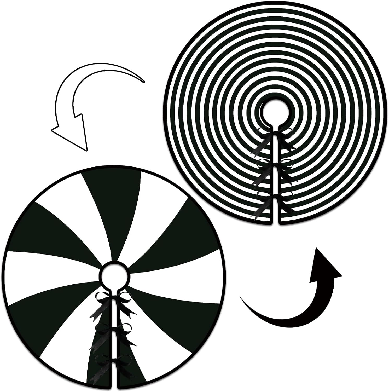 Easter Day Tree Skirt Independence Day 36 Inch Reversible Easter Double Sided Print Mat Christmas Party Supplies for Home Tabletop Trees Holiday Decoration (15 Inch Fall/Christmas)