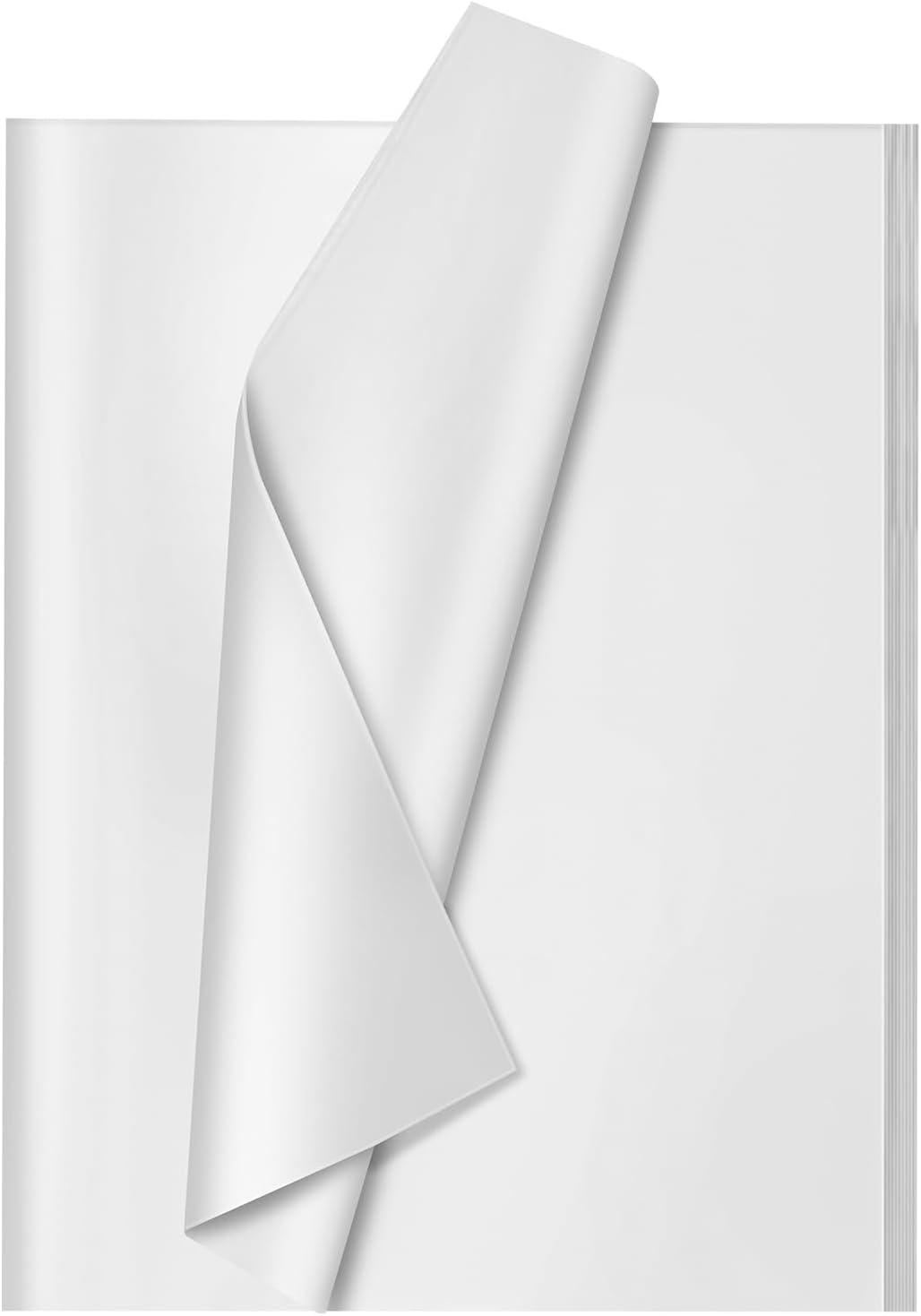 Tissue Paper, Packing Paper Sheets &ndash; 120 Sheets 14" X 20" Large White Multipurpose Bulk Paper for Gift Wrapping, Filling Gift Bags/Boxes, Clothing Retail, Wedding, Christmas, Birthday, Bridal, Party DIY Crafts (White, 14"*20") image number 6