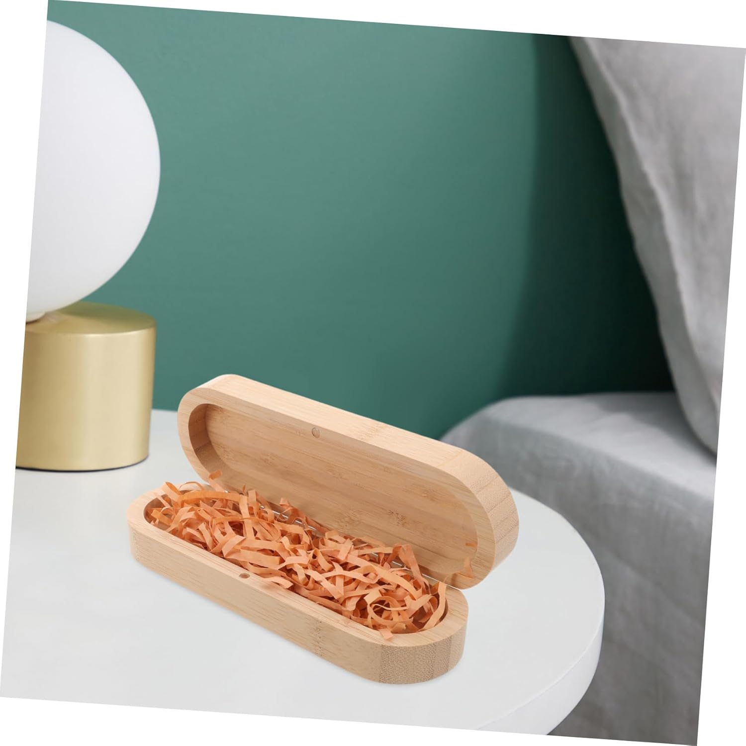 CLISPEED Digital Pregnancy Test Kit Announcement Box for Expecting Parents Wooden Keepsake Chest for Pregnancy Announcement Ideas image number 6