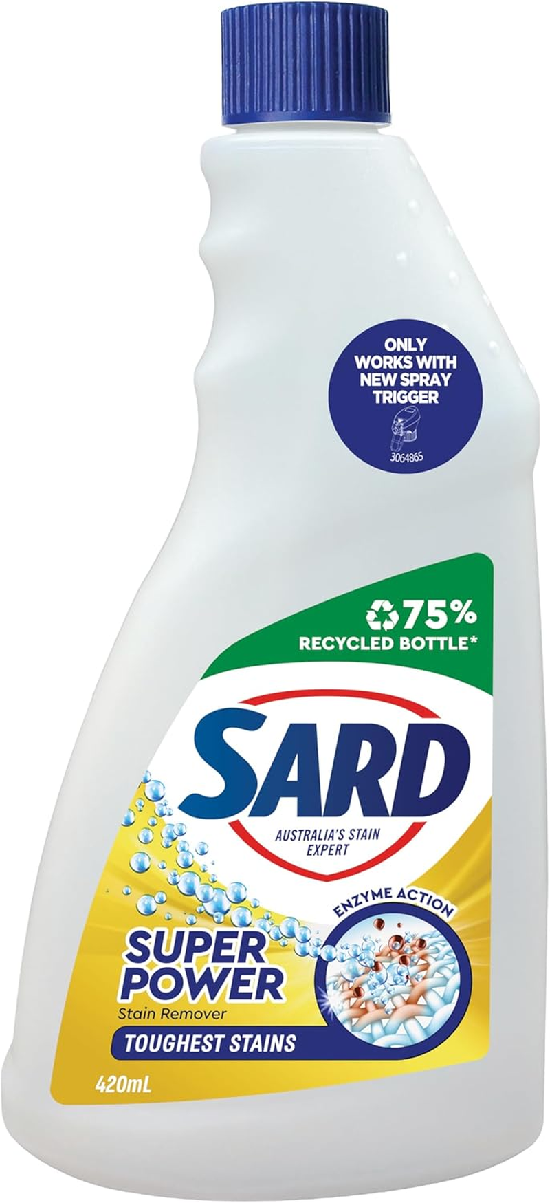 Sard Wonder Super Power Stain Remover Spray Refill 420 Ml image number 1