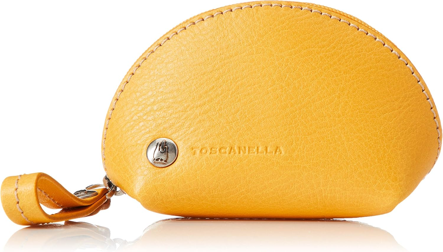 Tuscanera 644-VA Vachetta Leather Mini Mini Half Moon Pouch, XS - Green image number 3