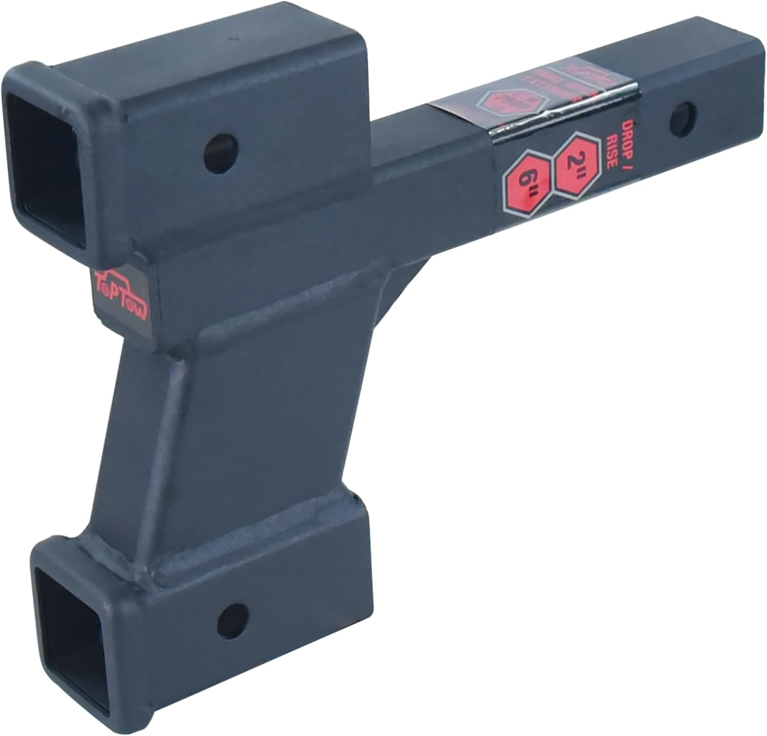 TOPTOW 64085 Trailer Dual Hitch Extender, 2-1/4-Inch & 6-1/4-Inch Rise/Drop, 2" Receiver, 2-Inch Shank, 7500Lbs Capacity image number 5