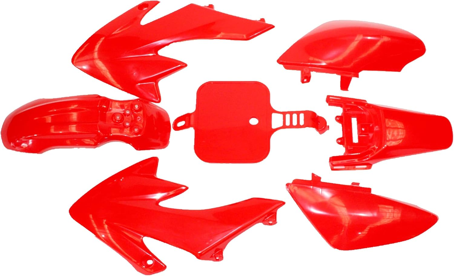 BLYGO RED Plastics Guard Fairing Fender Kit CRF50 110Cc 125Cc PIT PRO Trail Dirt Bike