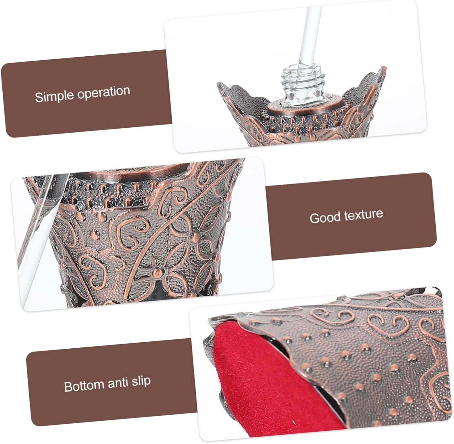 GARVALON Fragrance Diffuser Bottle Empty Perfume Bottles Essential Oil Storage Aromatherapy Home Decor