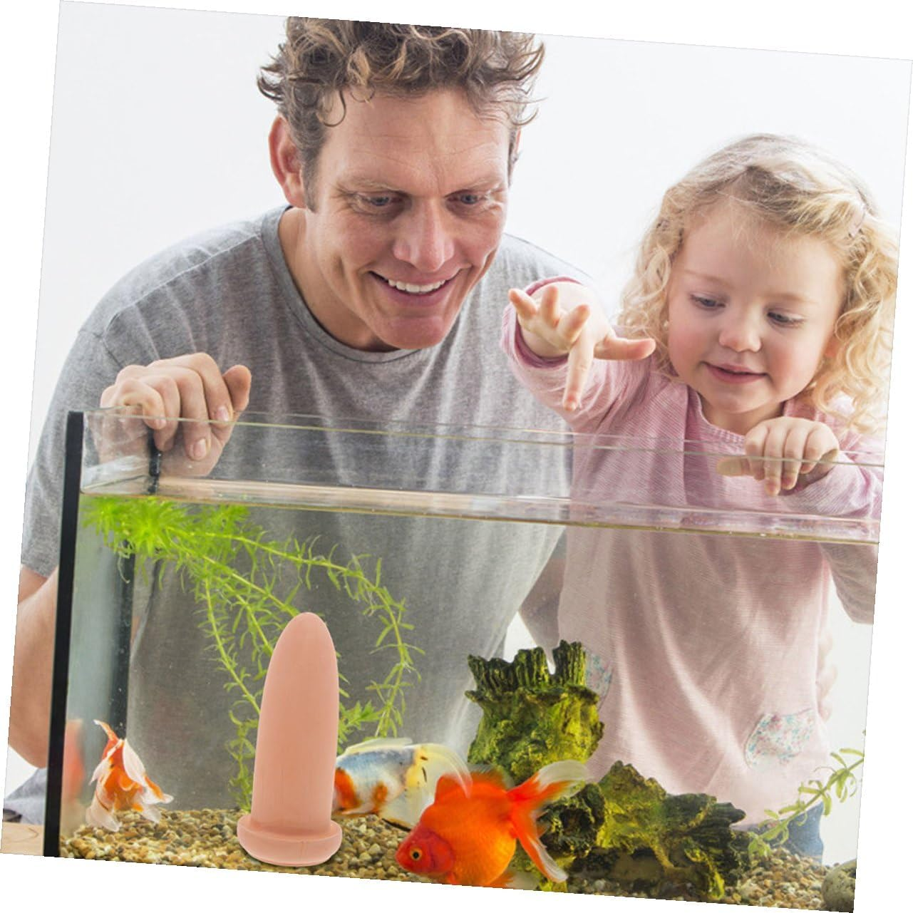 Didiseaon Potty Clay Fish Incubator Spawning Barrel with Smooth Surface for Angelfish Shrimp Breeding Bucket Suitable for Bream Cichlids and Aquatic Pets