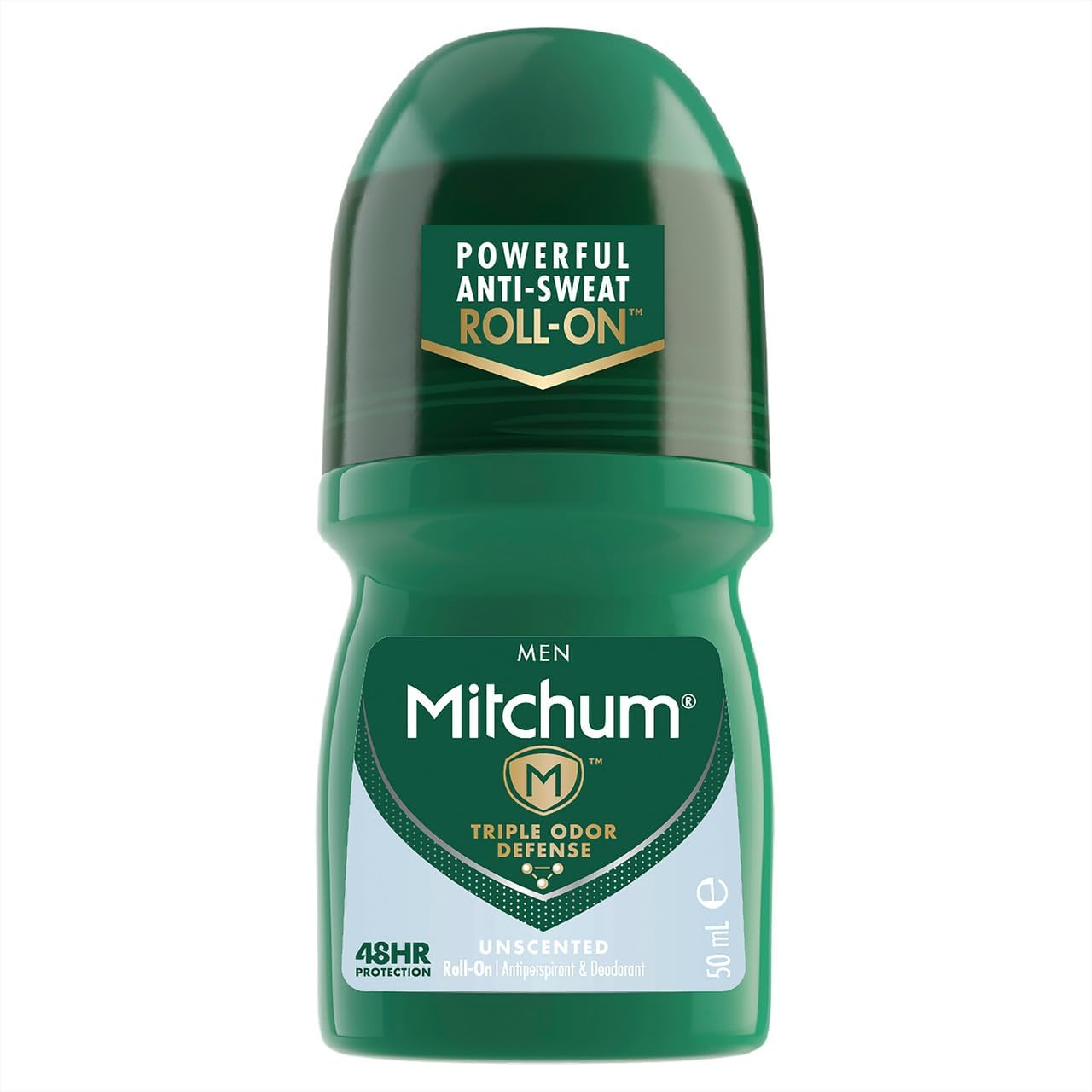 Mitchum Unscented Anti-Perspirant Roll-On Deodorant for Men 50 Ml