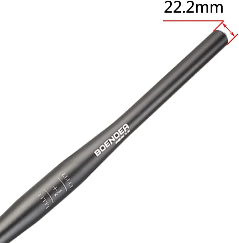 Boenoea Bike Riser Handlebar 25.4/31.8Mm Length 620Mm Aluminum Alloy Riser Bar(50Mm 90Mm 120Mm), Black image number 1