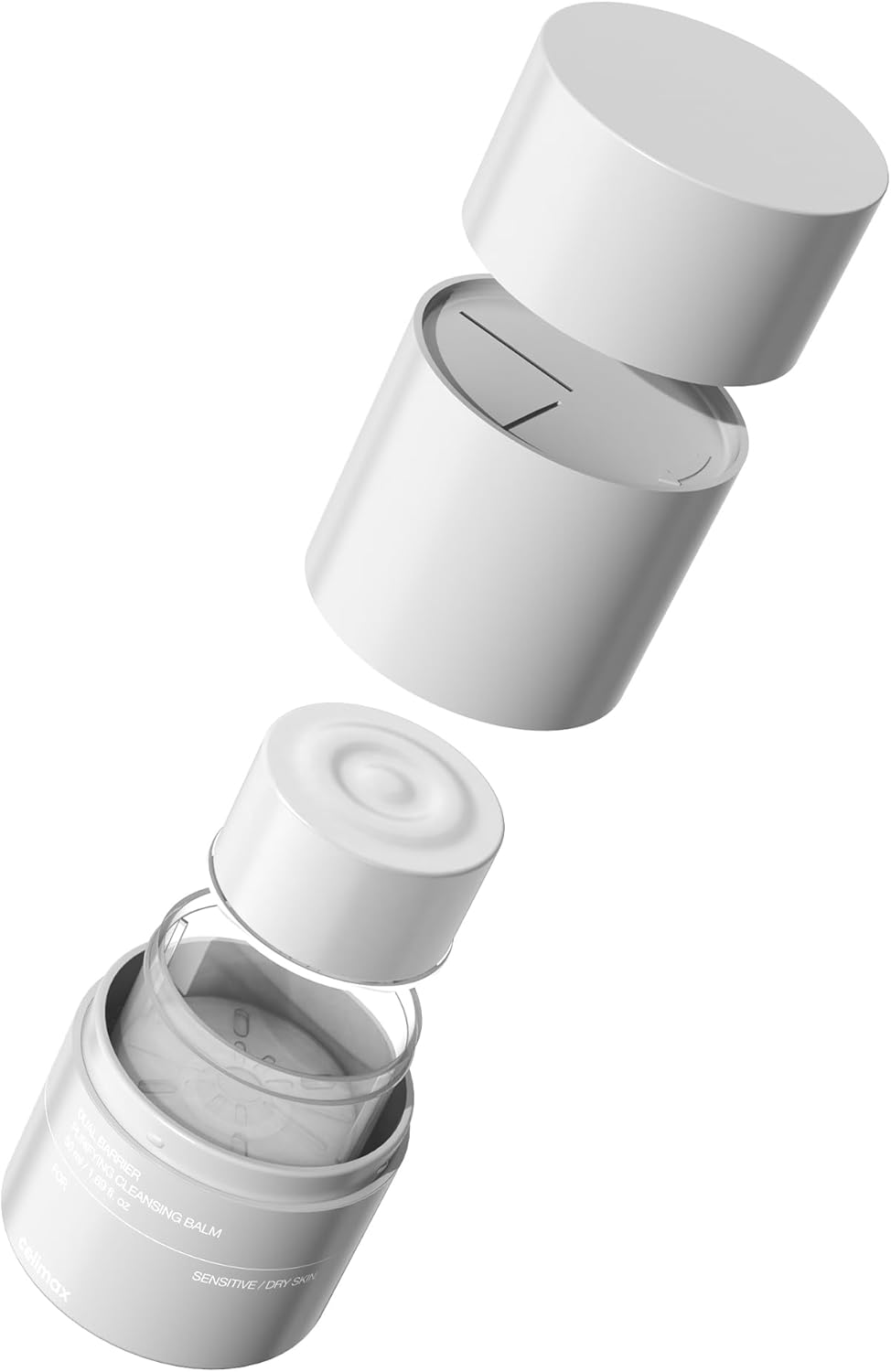 Celimax Dual Barrier Purifying Cleansing Balm | with Ceramides, Waterproof Makeup Remover, Pore Cleansing, Daily Use Cleanser, Grind Container, 100Ml