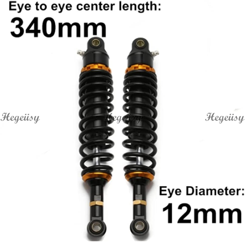 340Mm 13.38 Inch 7Mm Spring Universal Motorbike Air Shock Absorber Rear Suspension ATV Quad Scooter Dirt Bike for 50Cc 75Cc 90Cc 125Cc 150Cc 250Cc 300Cc image number 5