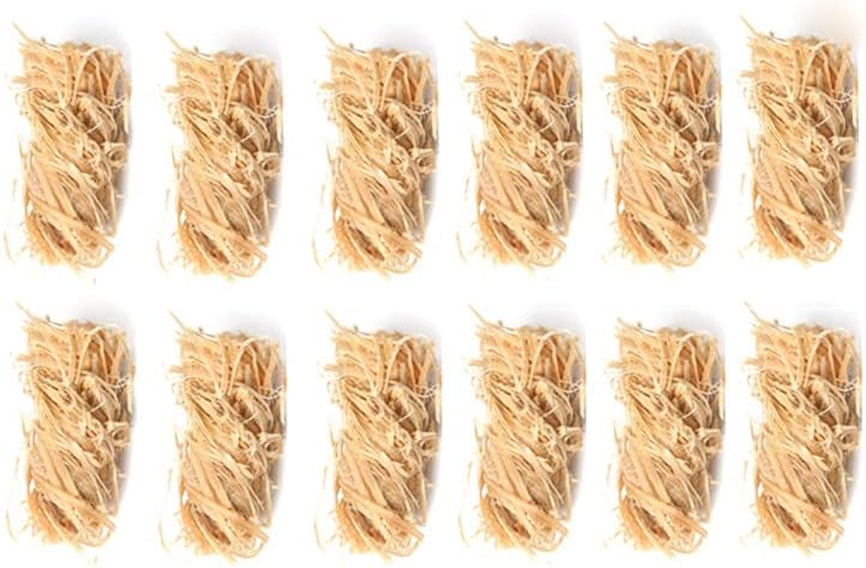 PUCHEN Natural Wood Wool Firelighters, Charcoal Bbqs, Fire Pits, Wood Stoves, Log Burners, Barbecue and Camping Fire Starters image number 2