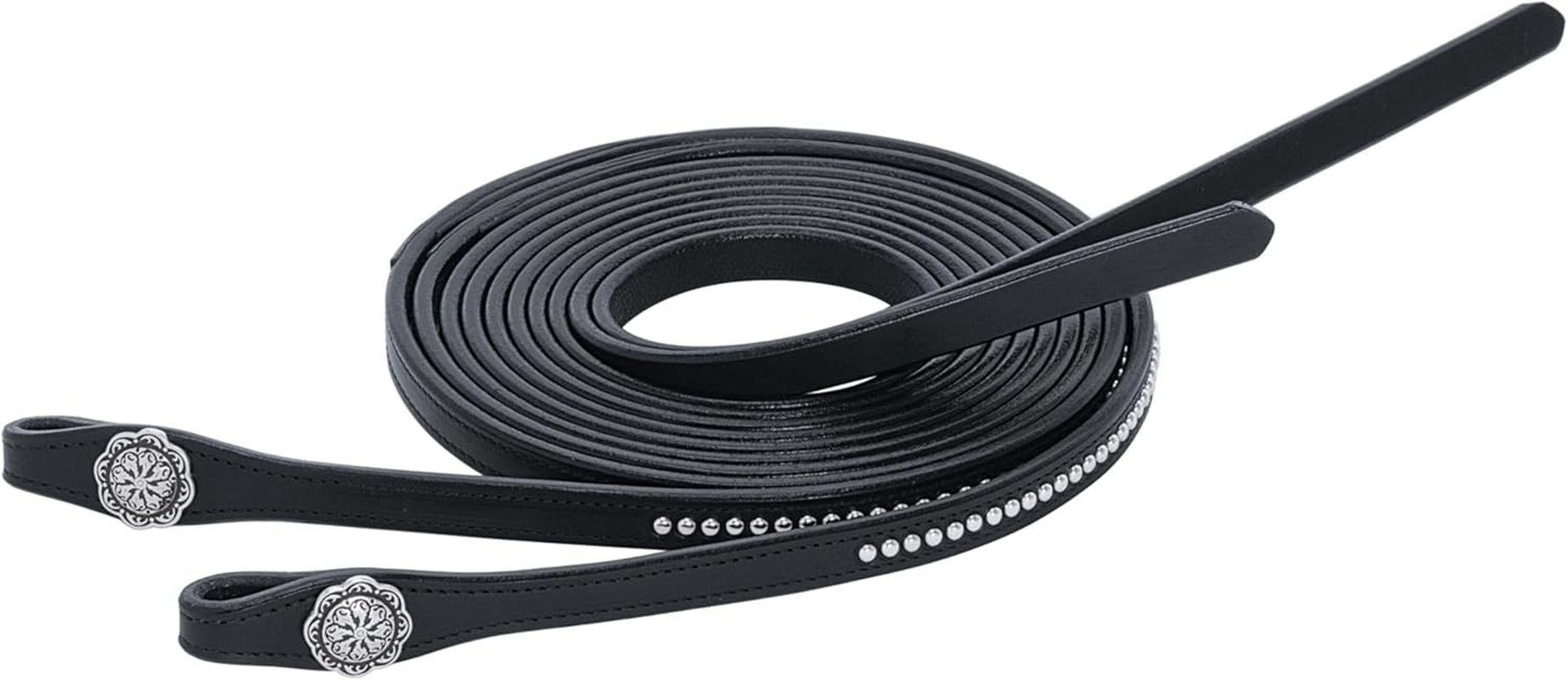 Weaver Leather Back in Split Reins, Black, Small image number 4