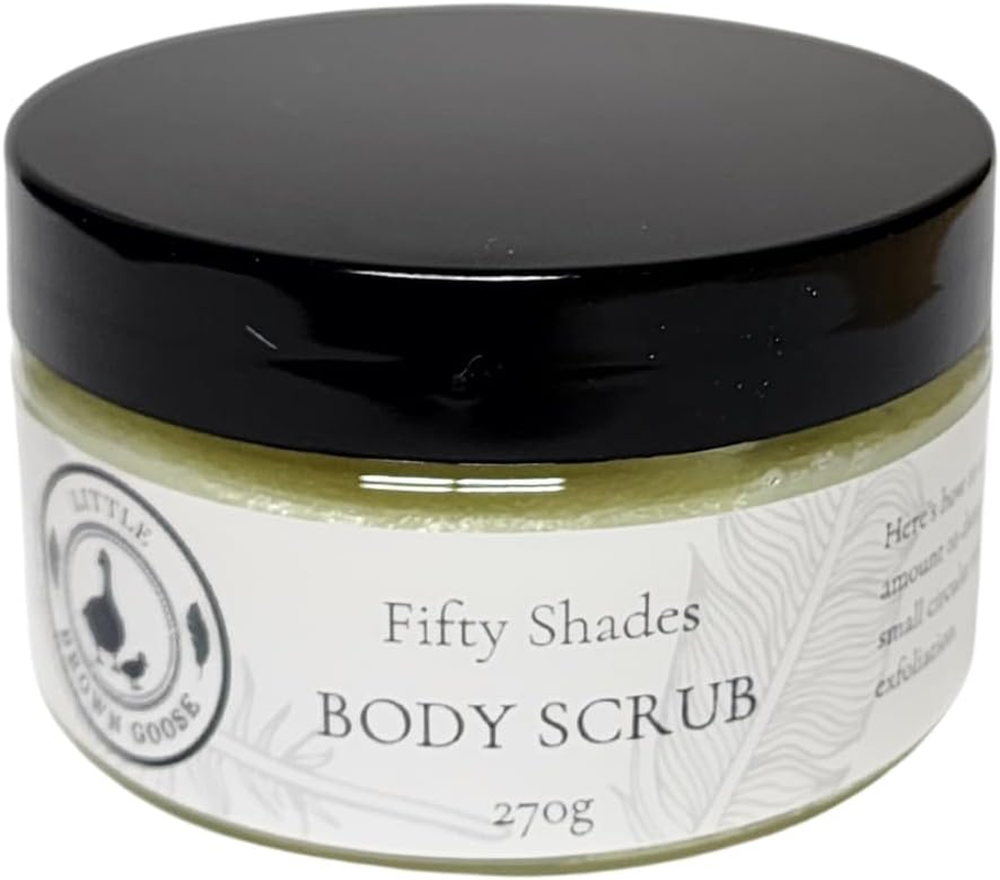 Little Brown Goose Raspberry and Vanilla Whipped Body Sugar Scrub 270G. 100% Vegan-Friendly, Natural Exfoliant Body Scrub for Smooth Skin, Non-Greasy, Mess-Free, Body Scrub Body Polish, Handmade in South Australia image number 2