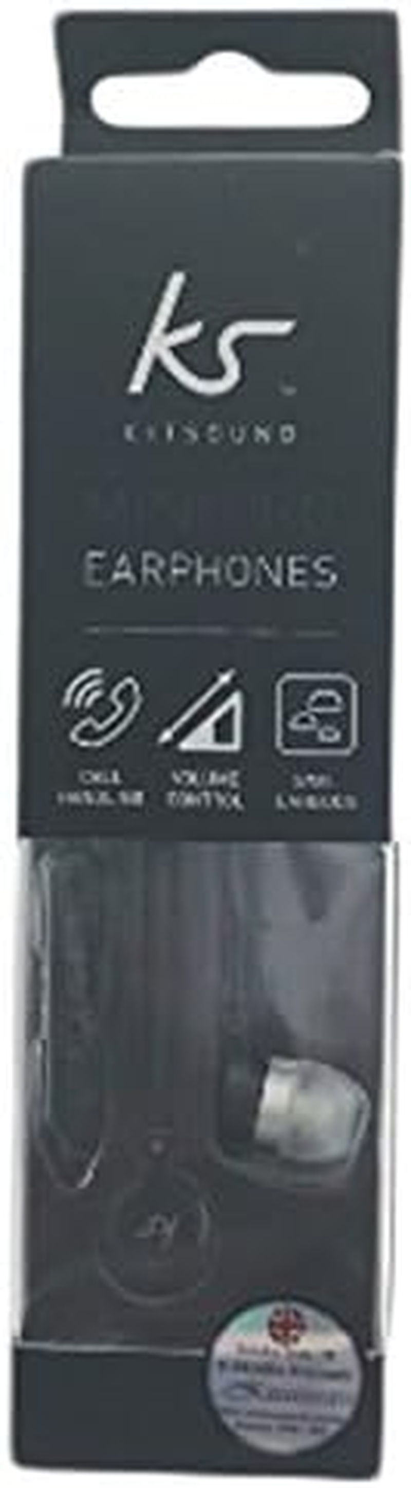 Kitsound Kit Sound Entry Mini-Ear Headphone Microphone with Gray KSMINIVCGY