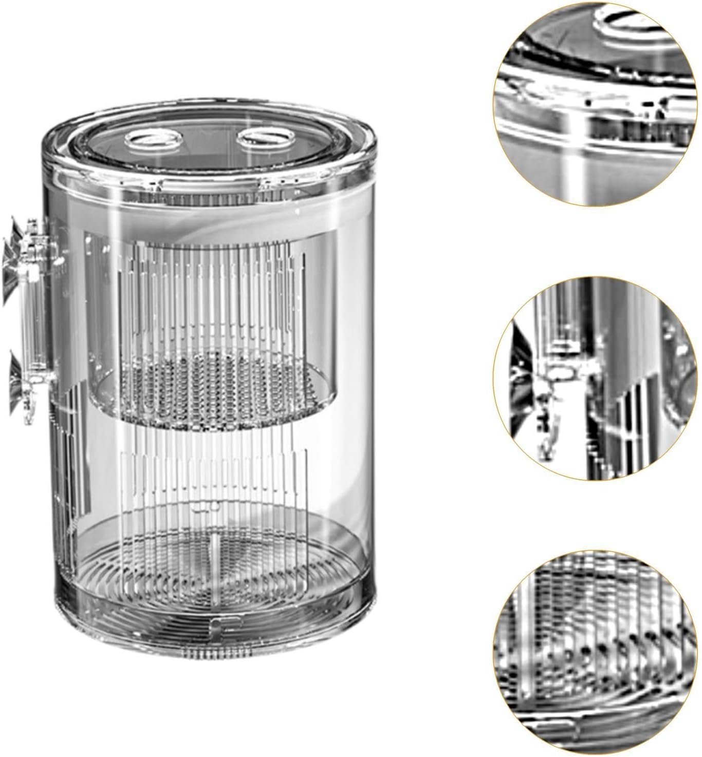 Aquarium Breeder Box Fish Breeding Box Aquatic Pet Case with Suction Cups Easy image number 4