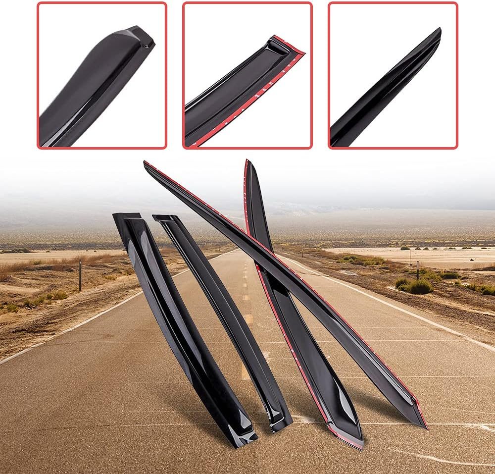 Maxpeedingrods 4-Door Weathershields Weather Shield for Holden Commodore VT VY VX VZ 1997-2007 Window Visors Sun Wind Deflectors Car Accessories image number 2
