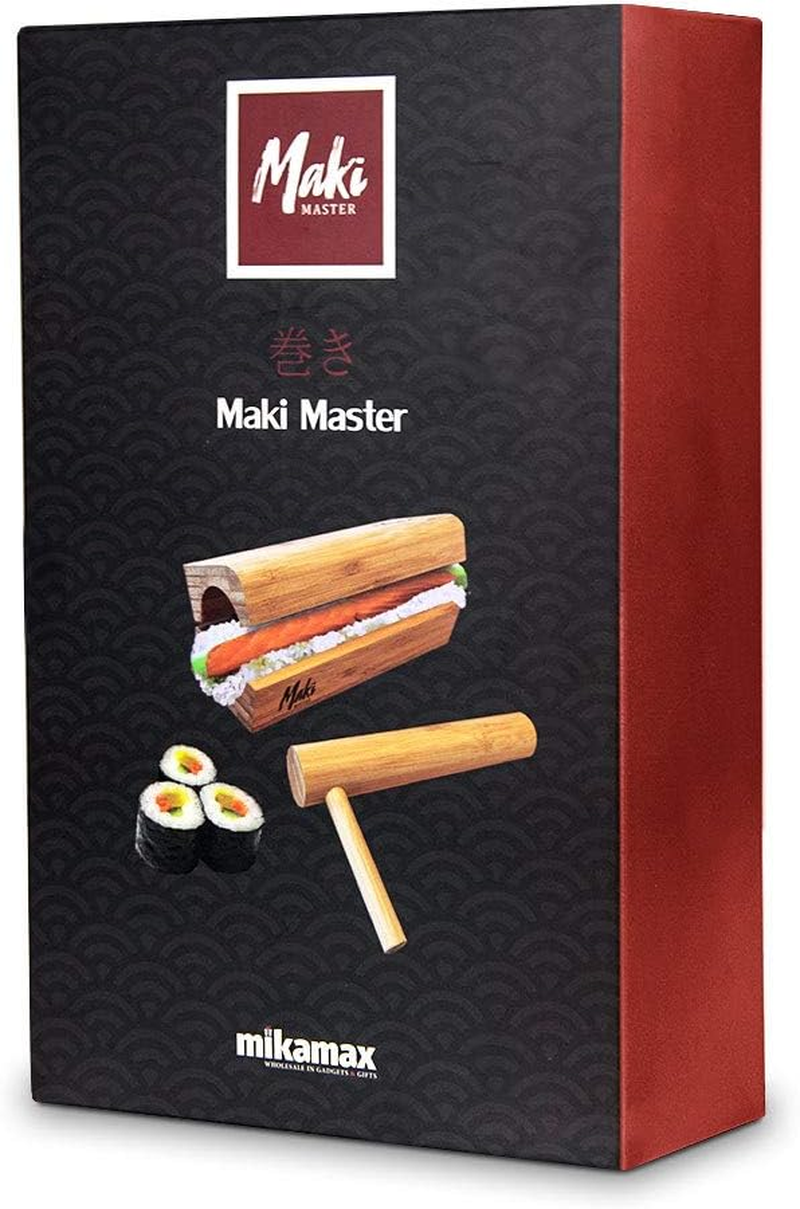 Mikamax - Maki Master Sushi Set - Sushi Maker - 100% Bamboo - Sushi Making Set - Sushi Kit image number 3