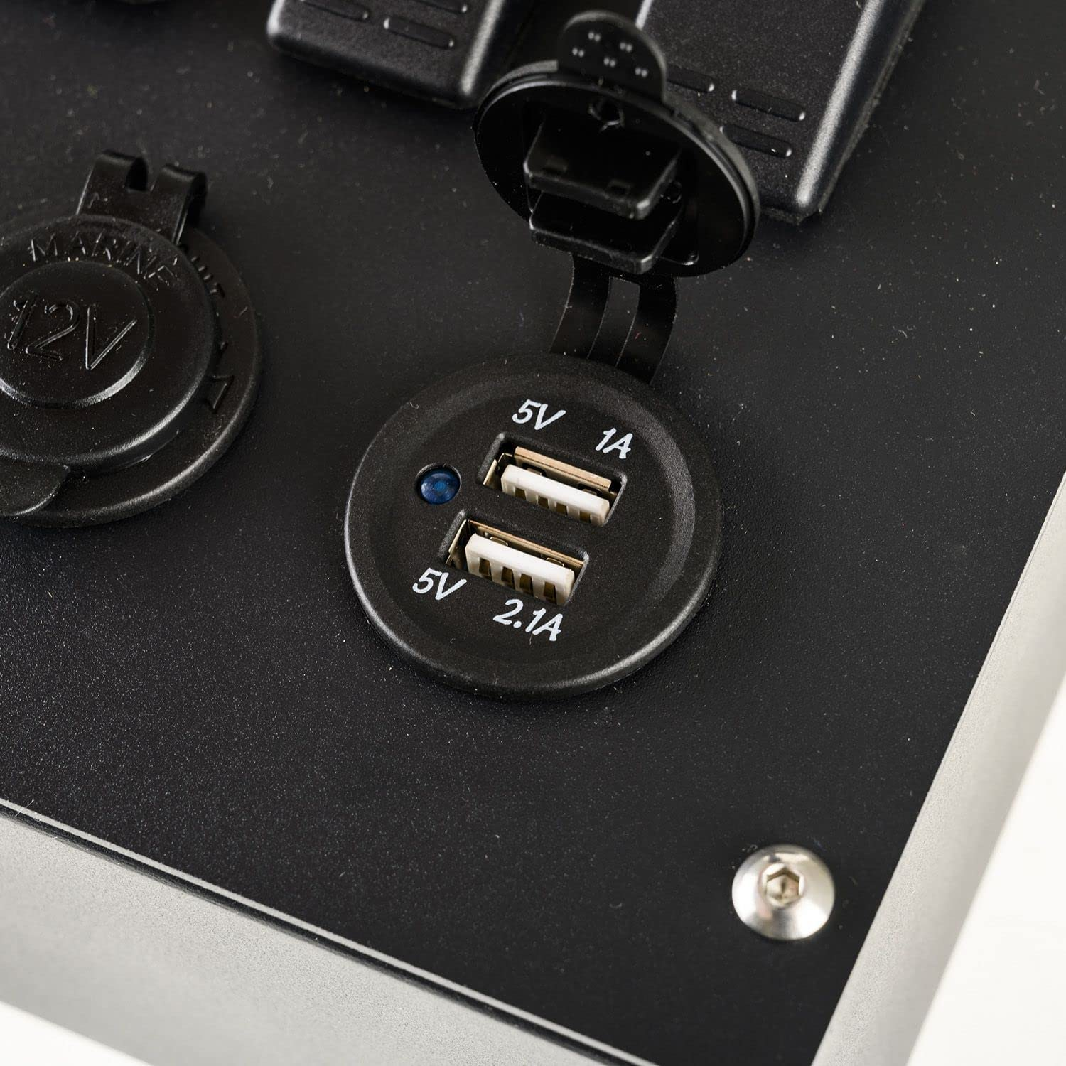 Adventure Kings 12V Control Box 5X 16A Pre-Wired Switches 2 USB Port 4WD Caravan image number 5